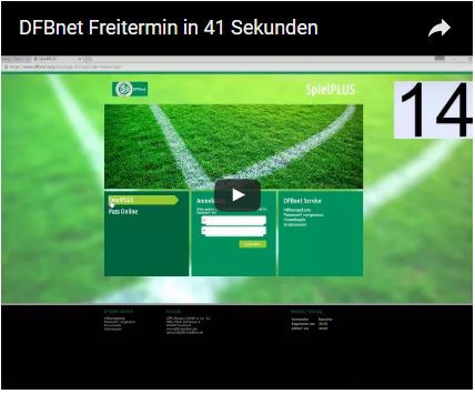 DFBnet Freitermin in 41 Sekunden